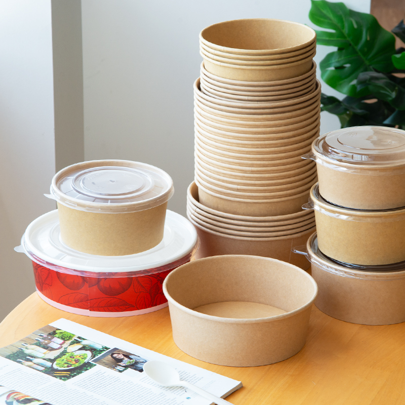 Unisupply High Quality Kraft Paper Bowl Soup Bowl for Takeaway Food