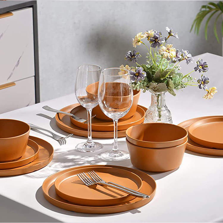 RPET Ocean Recycling Plastic Sheet Injection Molding Grade Recycled Material Camping Tableware Set