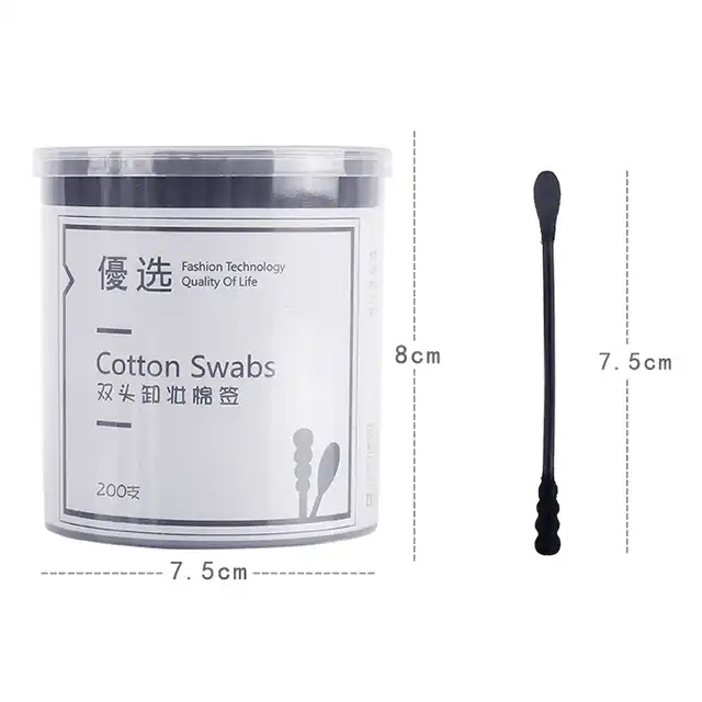 200PCS Cleaning Cotton Ear Bud Eco Friendly Cotton Swab Bud