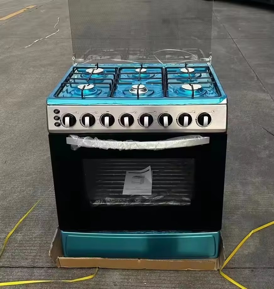 Kitchen Free Standing Gas Oven Range Home Cooker 6 Burners Gas Stove