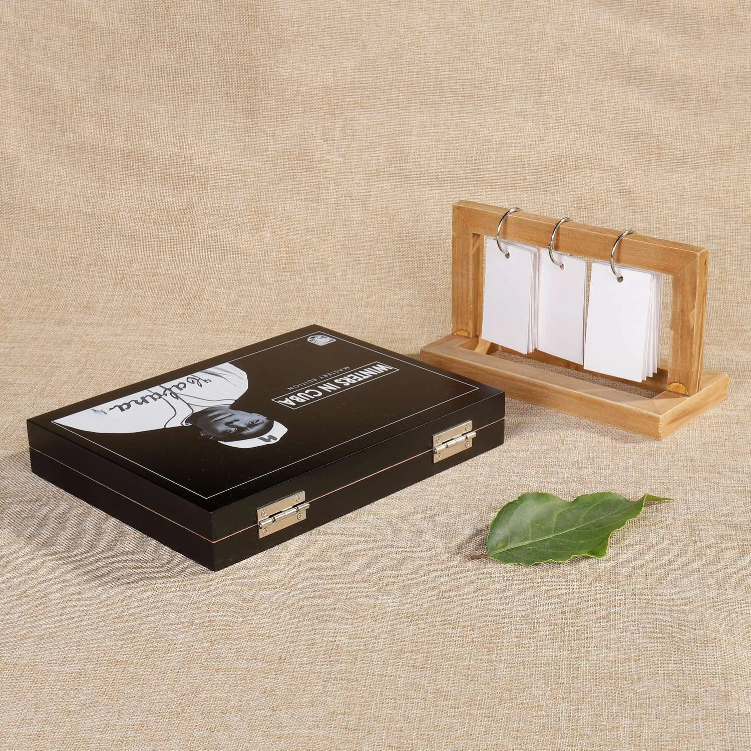 ODM/ OEM Wooden Cigar Box Wholesale Mahogany Solid Wood Custom Logo Flip Cover Cigar Case