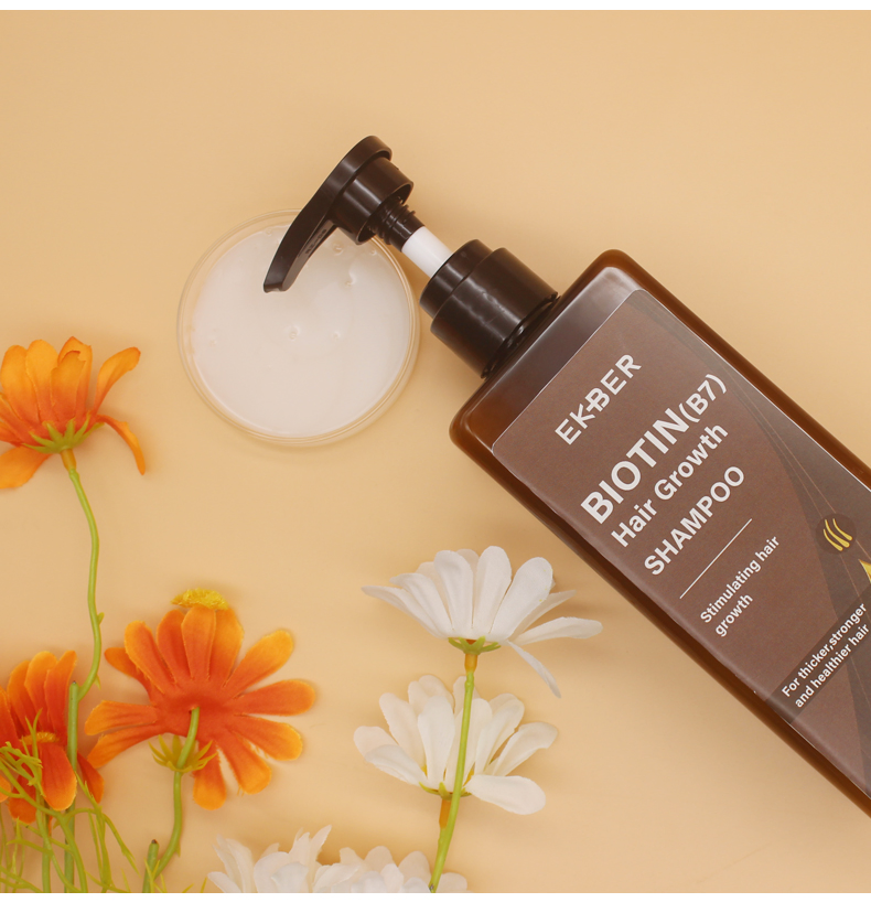 Private Label Organic Coconut Oil Hair Care Moroccan Argan Oil Biotin Hair Growth Shampoo Conditioner