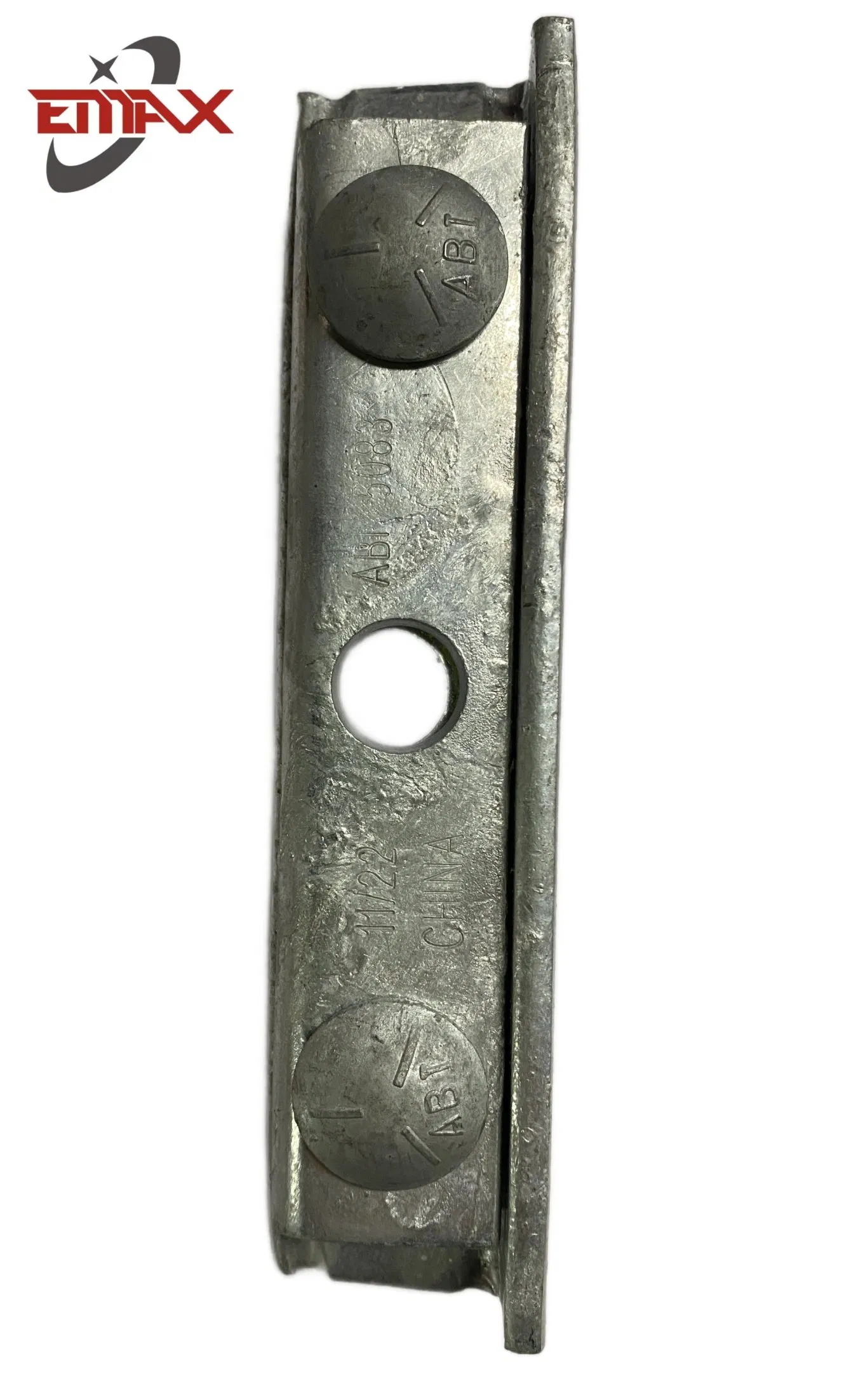 Heavy-Duty Galvanized Angle Suspension Clamp for Power Line Hardware and Cable Bridges