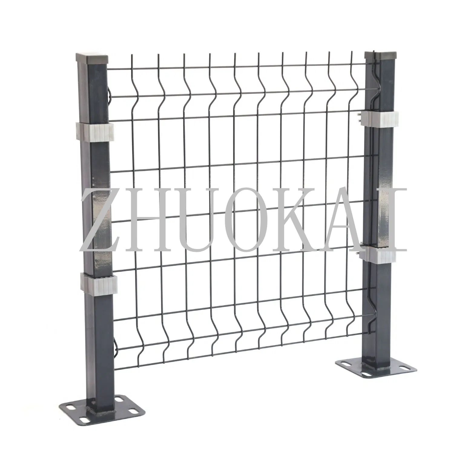 3D PVC Coated Galvanized Steel Welded Bending Wire Mesh Panel Garden Fence