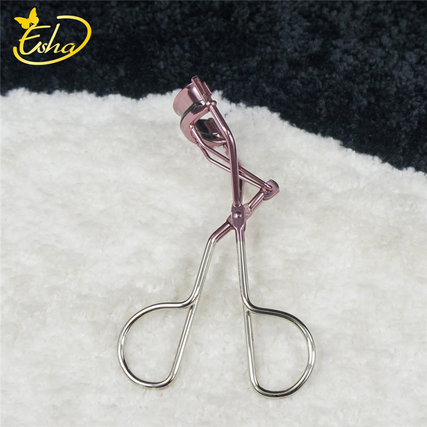 Portable Makeup Beauty Tools Stainless Steel Cosmetic Metallic Handle Lashes Eyelash Curler