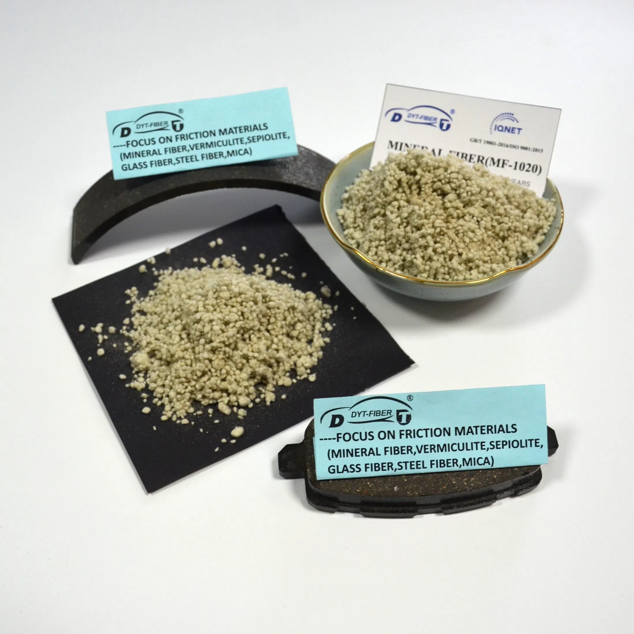 Mineral Fiber Mf-1025 and Potassium Titanate Salt Flakes for Manufacturing Brake Lining