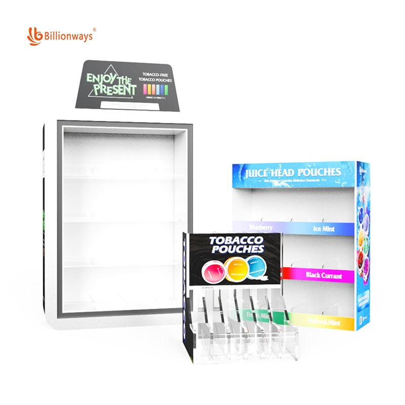 Stylish Acrylic Desktop Display Stand for Cigarettes and Smoke Accessories