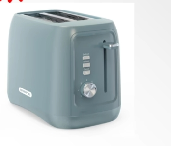 2-Slices Toaster Machine with 7 Level Temp Control Setting and Additional Reheat, Deforst, Cancel Function Breakfast Machine