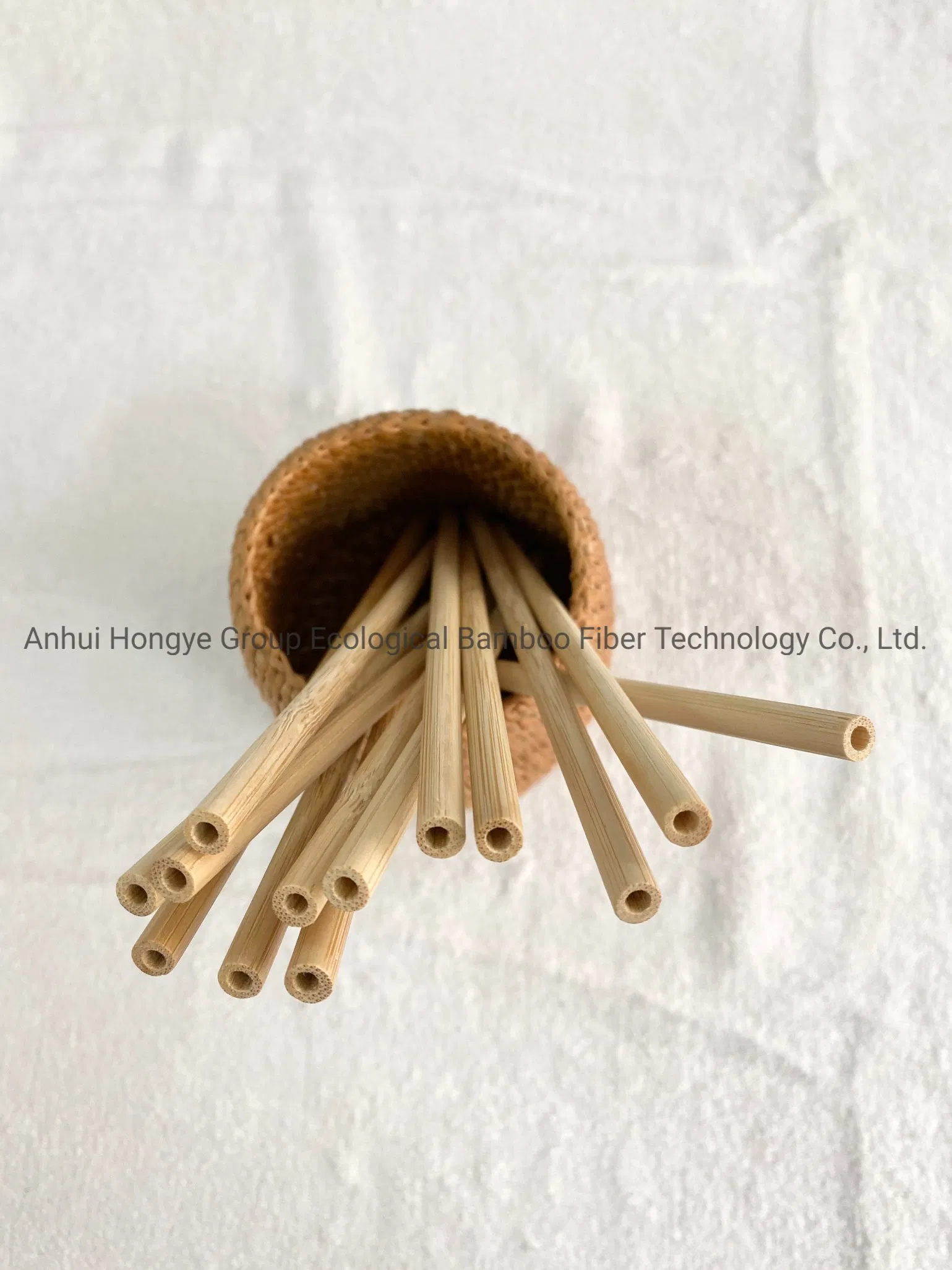 Disposable Bamboo Straw Printing Logo