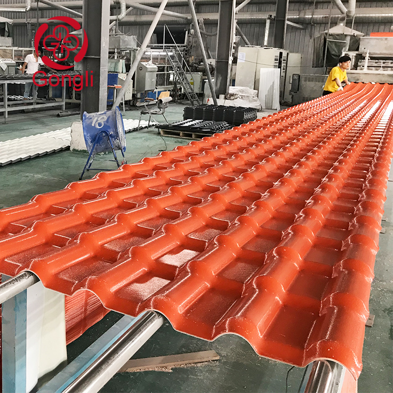 ПВХ черепица Colonial, кровельный лист 1050мм