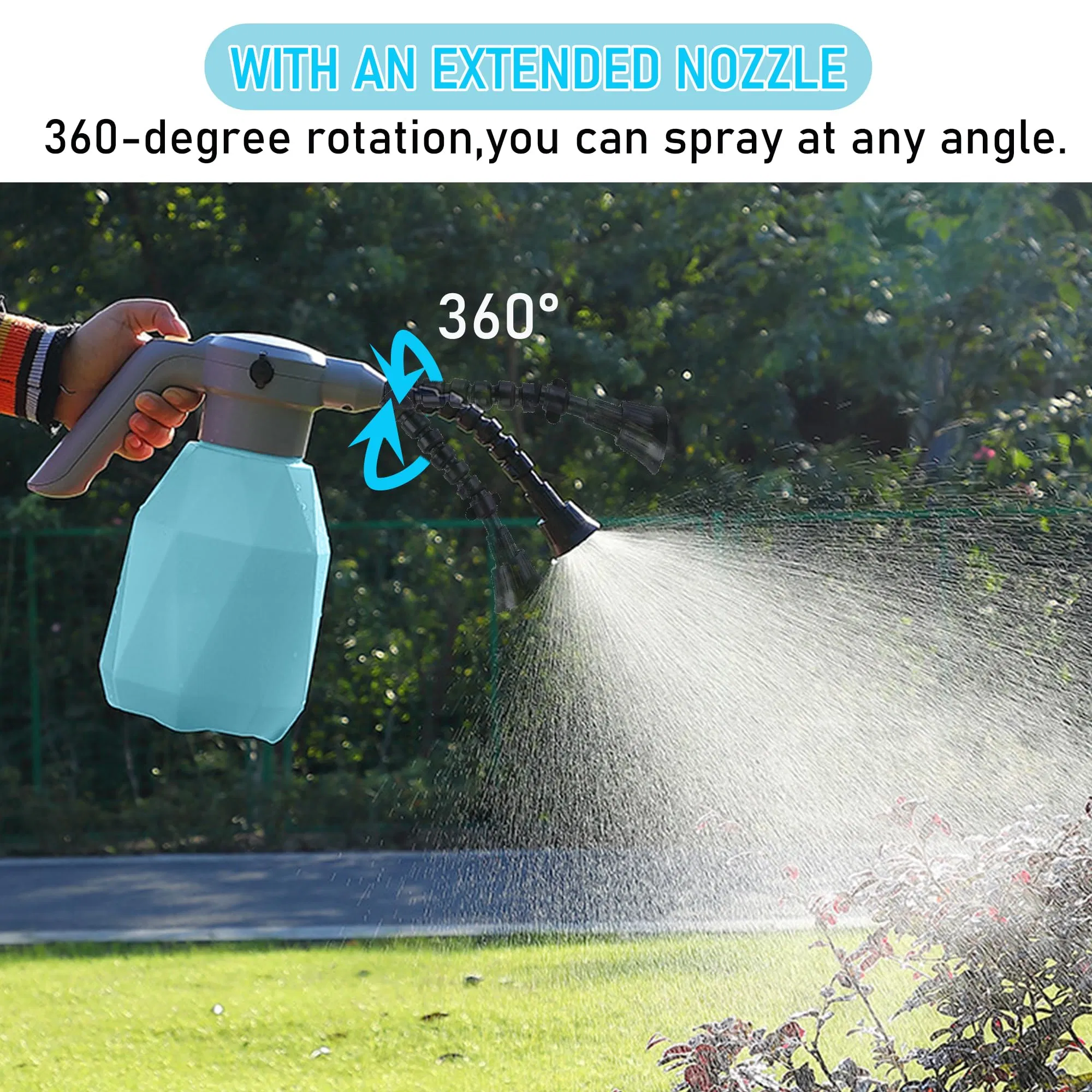 Electric Sprayer Mister Plants Garden Rechargeable Automatic Plant Mister Spray Bottle