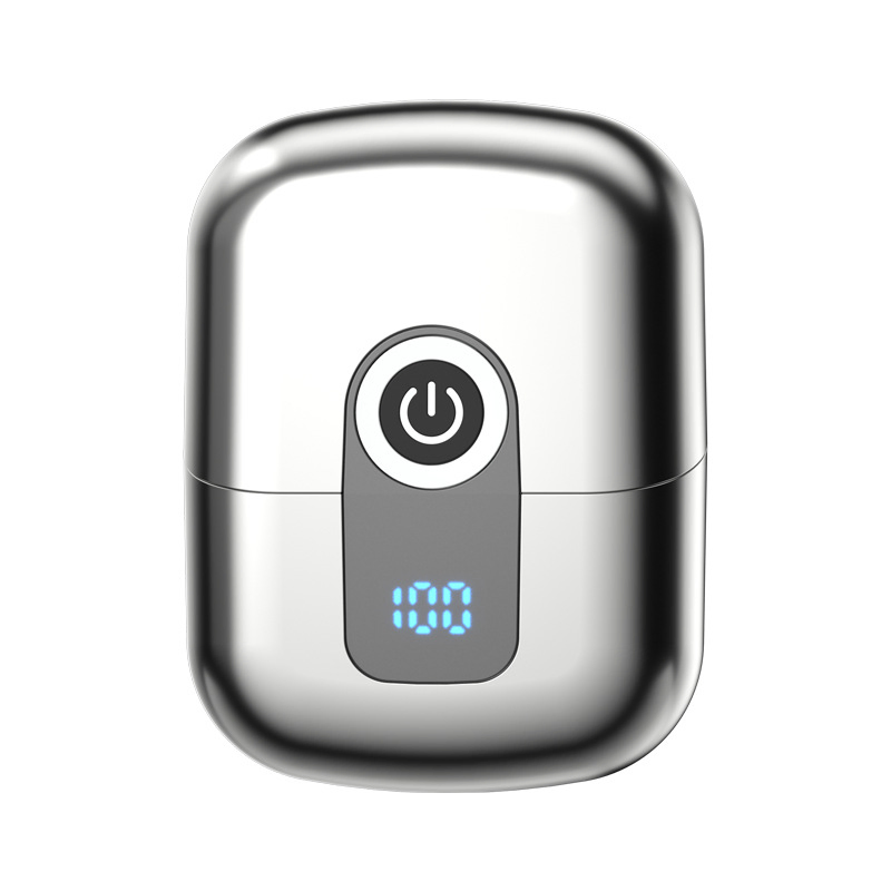 Men's Shaver Cross-Border New Electric Shaver Magnetic Head Mini Portable Double Head Shaver