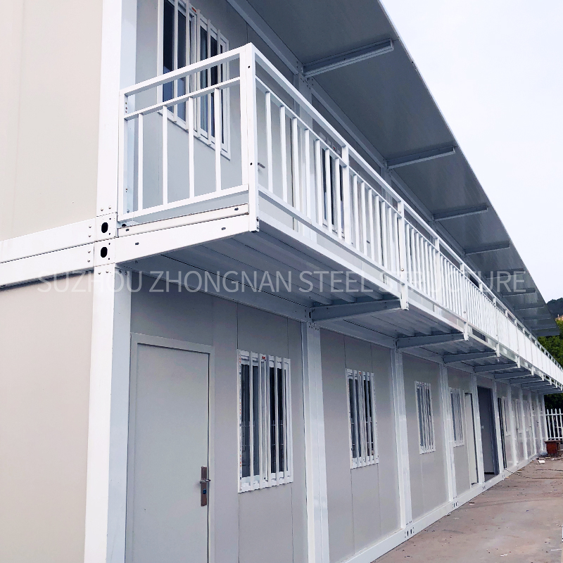 Suzhou Zhongnan High Quality Assemble Prefab Container Hotel Apartment Building for Sale