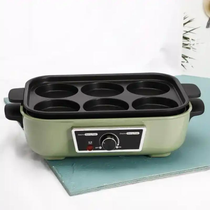 Electric Multi Function Baking Pan Electric Grill Cookware Non Stick Coating Hot Pot