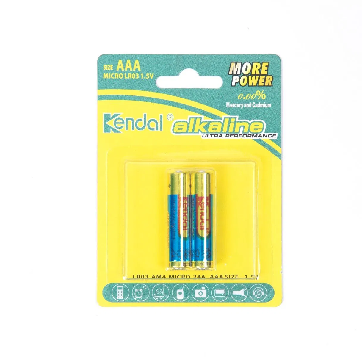 Factory Directly Supply Ultra Alkaline Lr03 AAA 1.5V Primary Dry Cell Batteries for Retailing