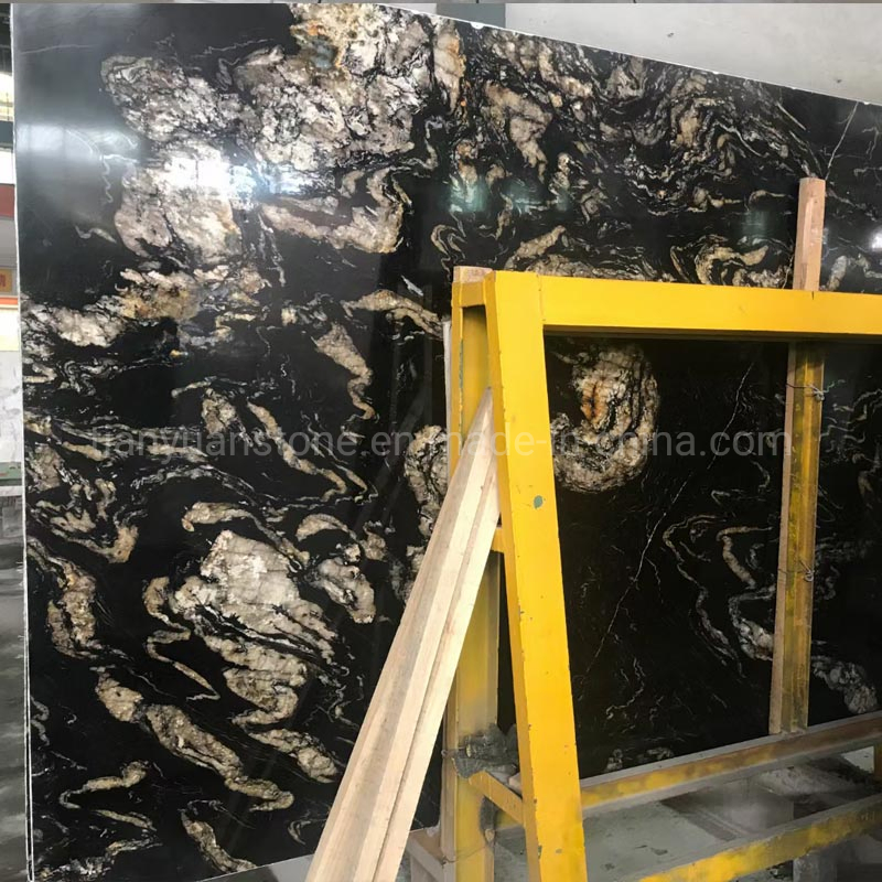Chinese Black Silver Paradiso Granite for Countertop Bathroom Wall Tile