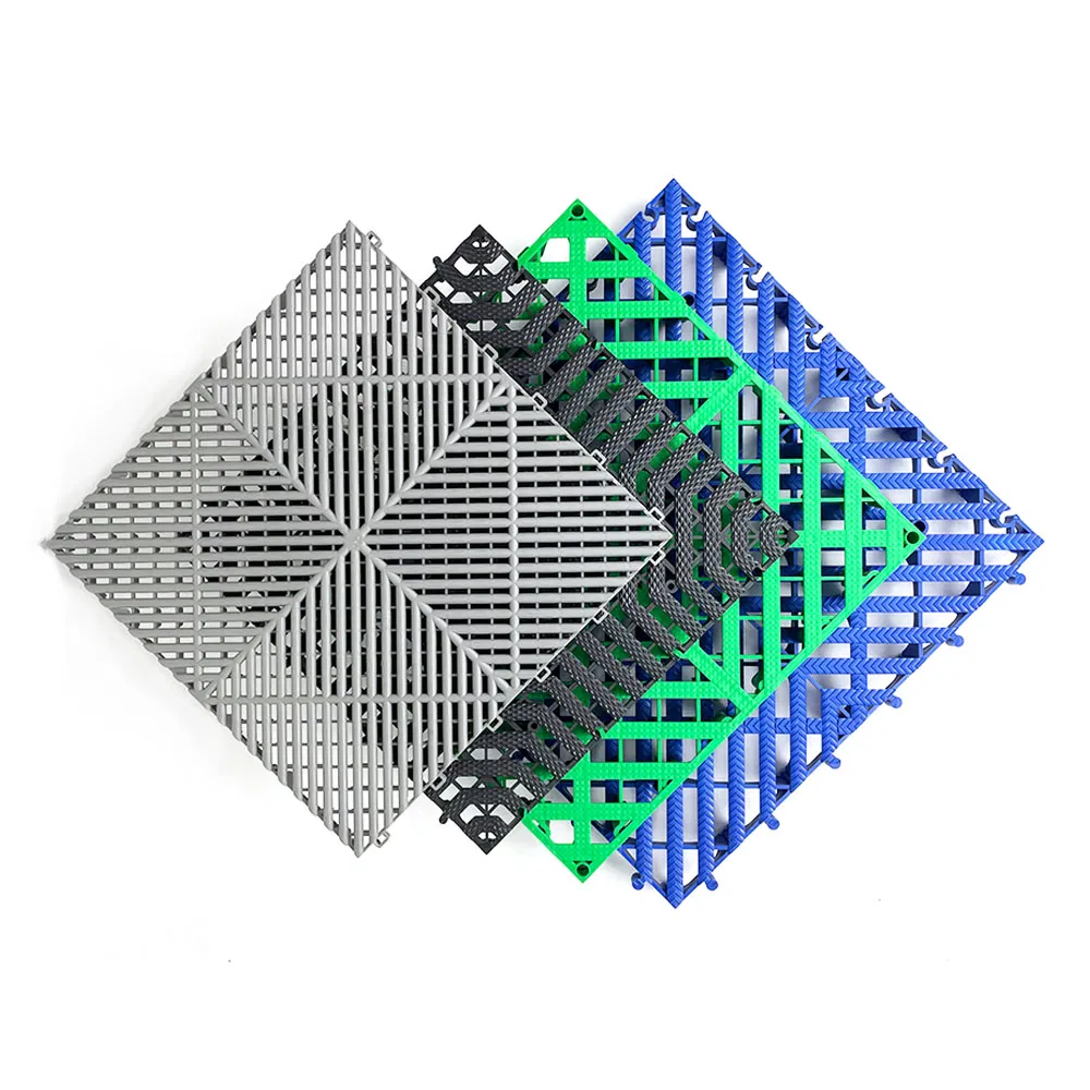 Модульный противоскользящий коврик для гаража 40x40 см