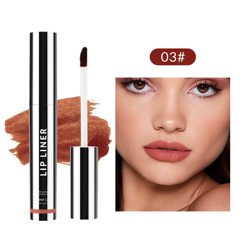 Seline Girl 6 Colors Tattoo Peel-off Non-Stick Cup Lip Lipstick Lip Liner