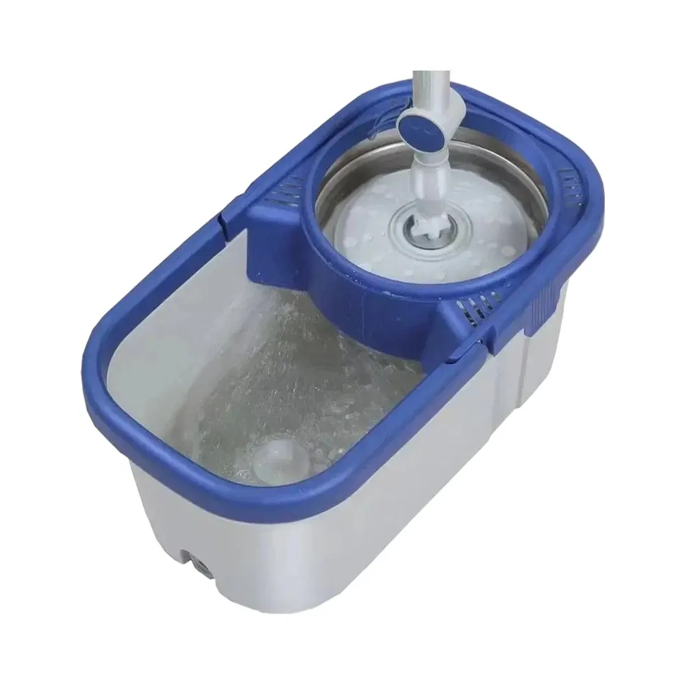 Durable Stainless Steel Rotating Mop for Home and Commercial Use