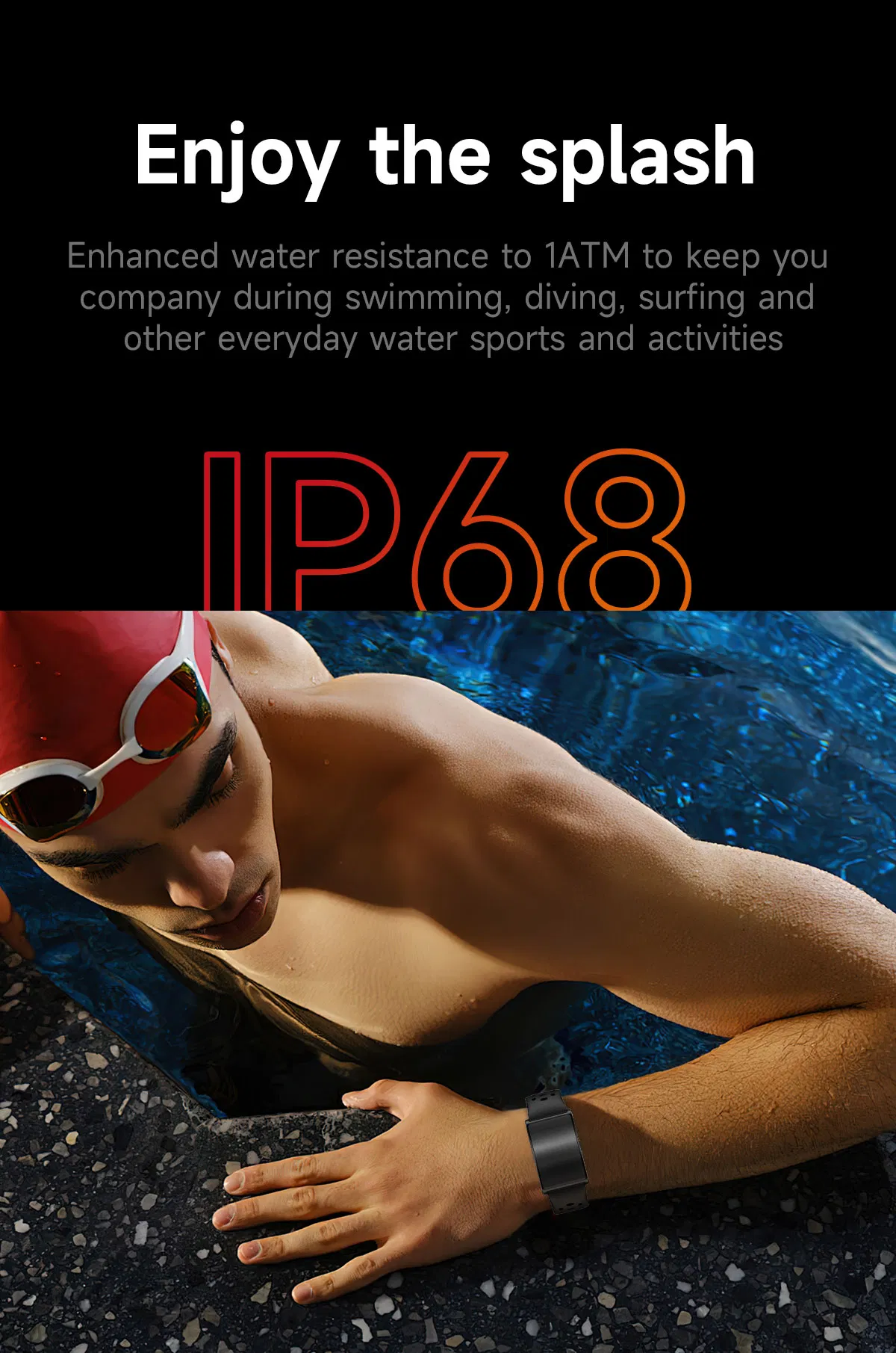 Wholesale CE RoHS Sdk Screenless Fitness Tracker GPS Running 1ATM Waterproof Smart Wristband Heart Rate Hrv Monitor for Sleep Step Ai Health Gym Training