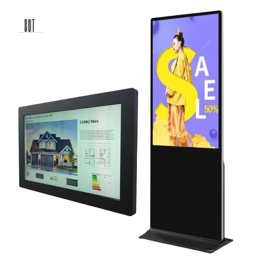 Вертикальный дисплей SUT-SOK430 для яркой рекламы