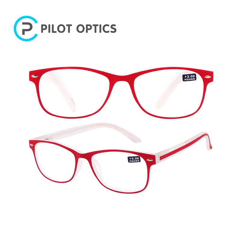 Pilot Optics Fashion Design Cheap Price Square Designer Men Whole Sale Reading Glasses