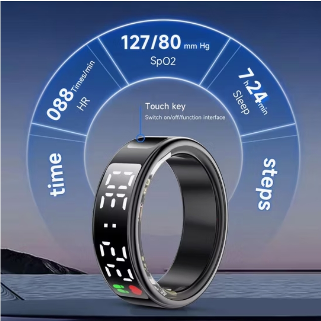 Умное кольцо SR08 для фитнеса и сна, водонепроницаемое