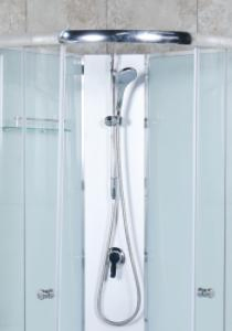 High Quality Tempered Clear Glass Sliding Door Shower Room with Handle Shower