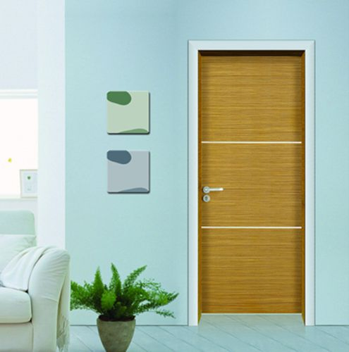 Natural Veneer/Engineer Veneer/Melamine/Moulded HDF Door Skin for Fuiniture