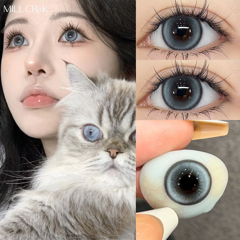 Millcreek Color Contact Lens Yearly Cosmetics Soft Colored Eye Contacts Makeup Wholesale Prescription Available
