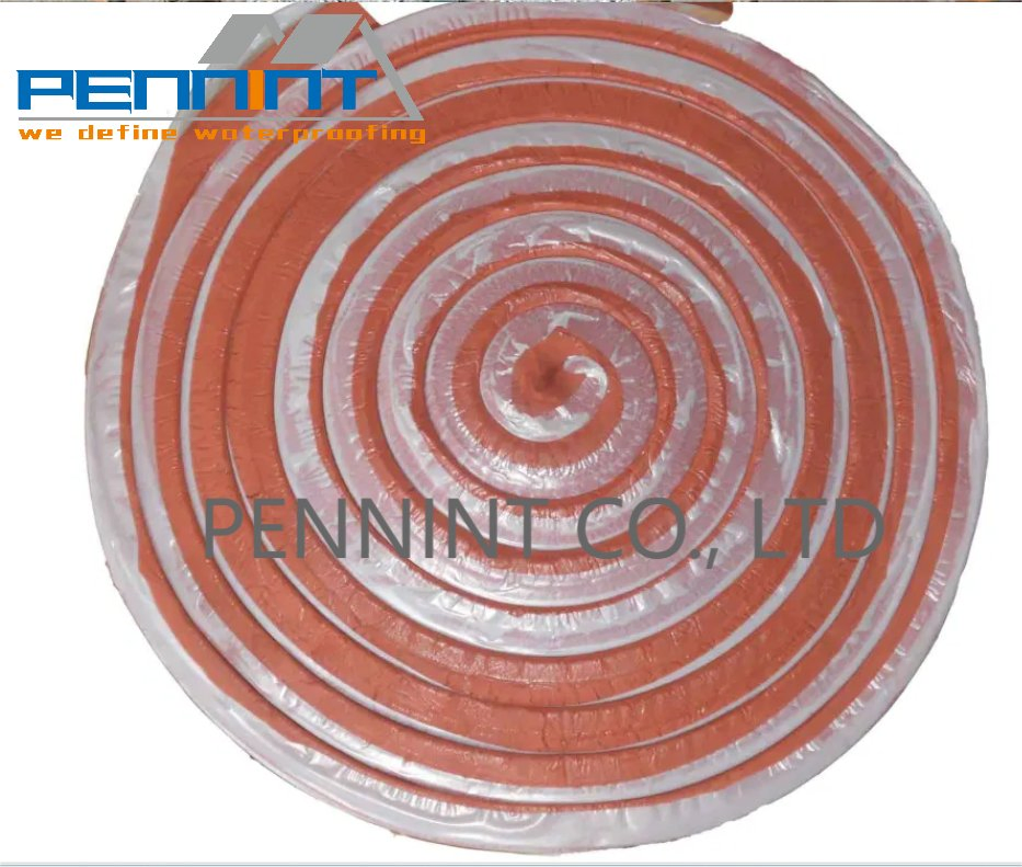 Hydrophilic Swelling Vulcanized Rubber Bentontie Waterstop Strip