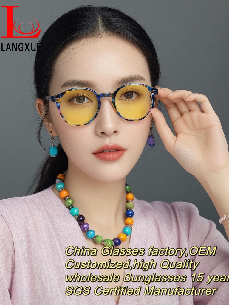 Factory Wholesale Optical Frames Grade Top Selling Tr Frame Eyewear Big Size Cat Eye Optical Frames for Eye Glasses