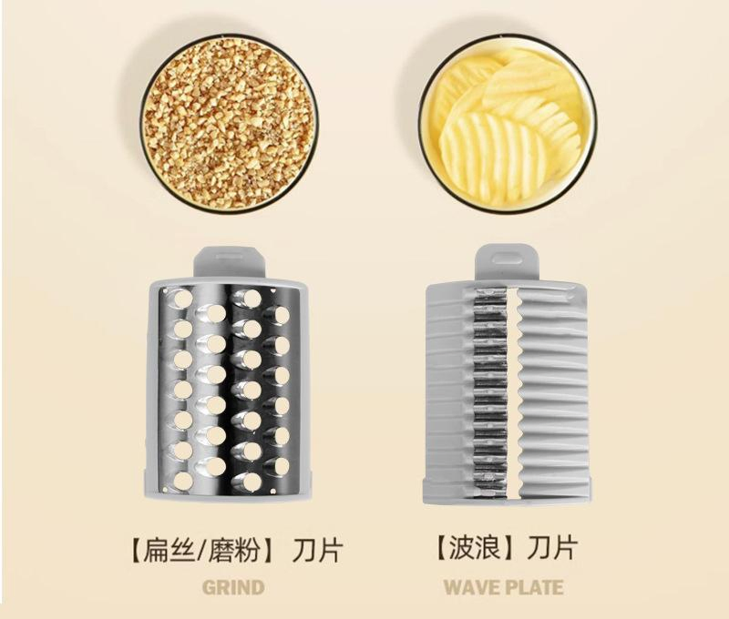 6 in 1 Vegetable Cutter China Factory Wholesale Price Multi Purpose Vegetable Cutter Hand Manual Kitchen Multifunctional Vegetable Cutter