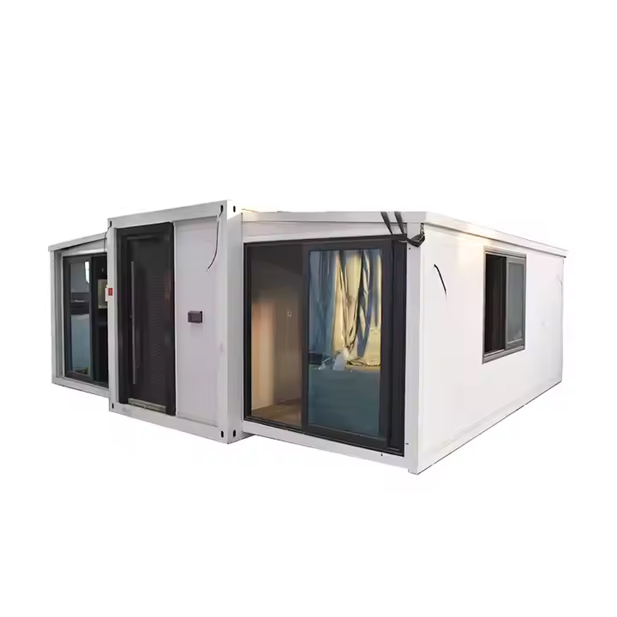 36.54~74.34sqm Online Technical Guidance Plastic Film Packaging Tiny Home Expandable Office