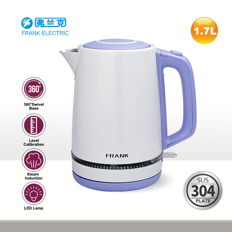 Electirc Tea Maker Kettle with LED Lamp Ring Outside