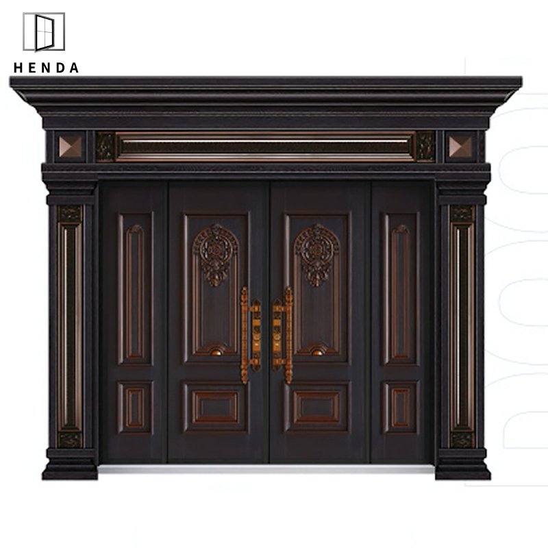 Входная дверь для загородного дома из алюминиевого сплава