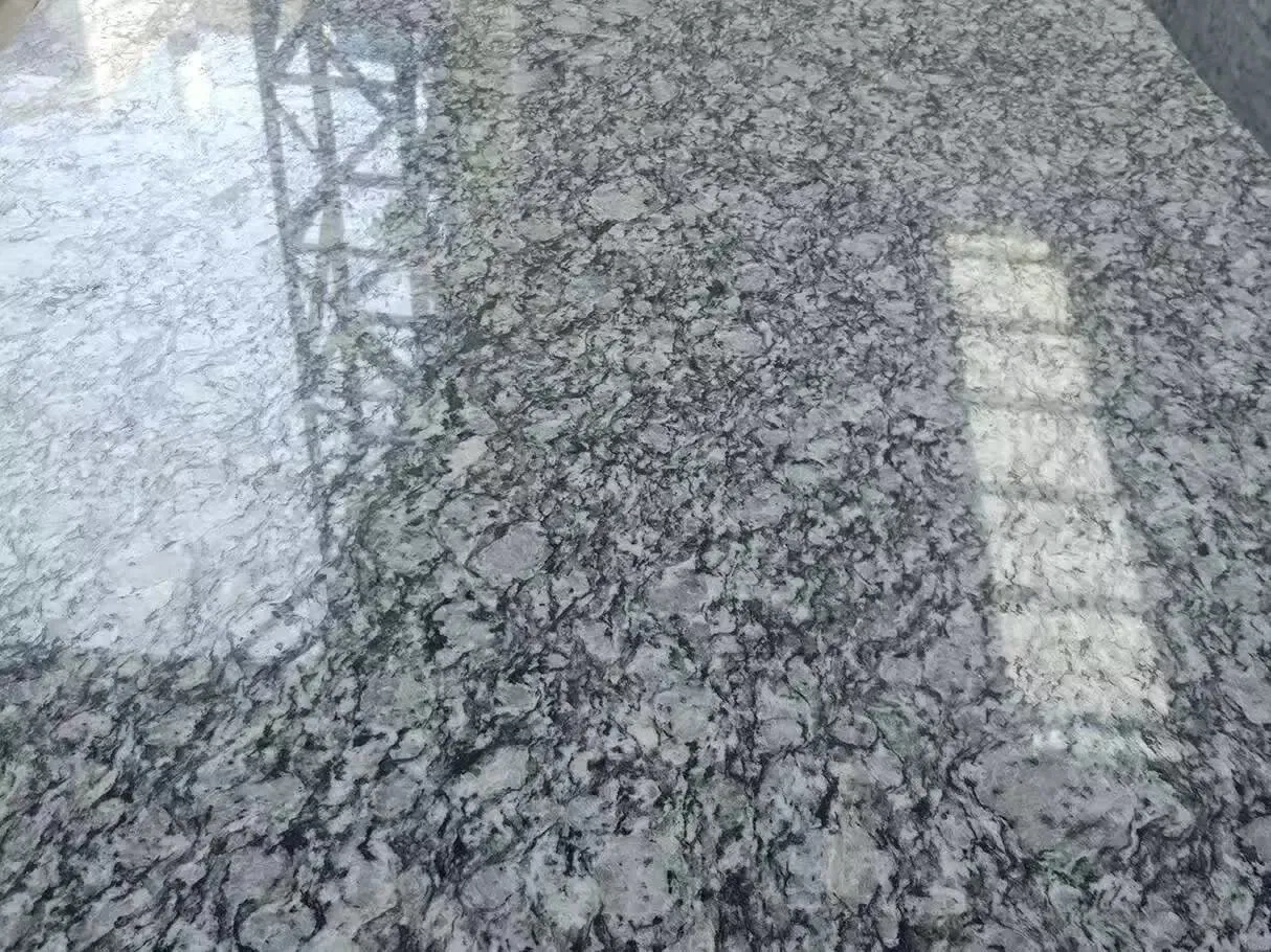 China Sea Wave Spray White Granite G4118 Granite Slab
