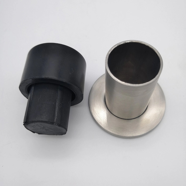 Stainless Steel Door Stopper with Soft Rubber Tip for Bedroom
