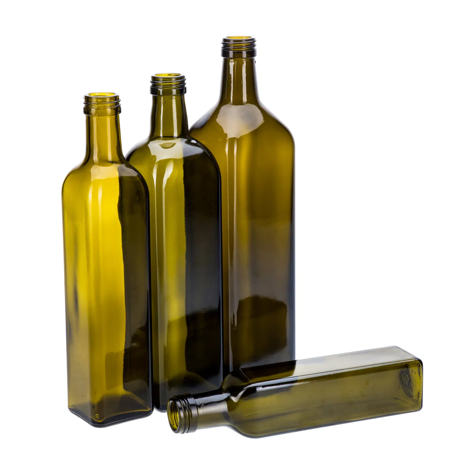 Vista 500ml Blue Glass Olive Oil Bottle