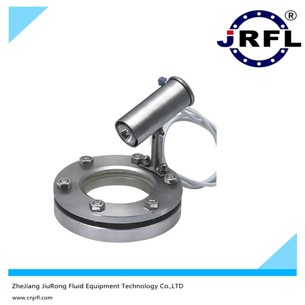 Stainless Steel Sanitary Welded Thread Clamp Straight Sight Glass