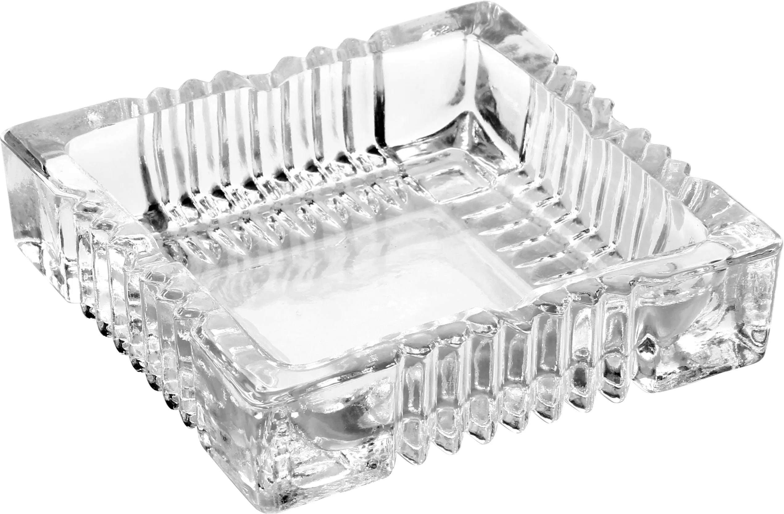 Factory Promotion Colorful 5.5inch Ion Plating Colored Glass Ashtray