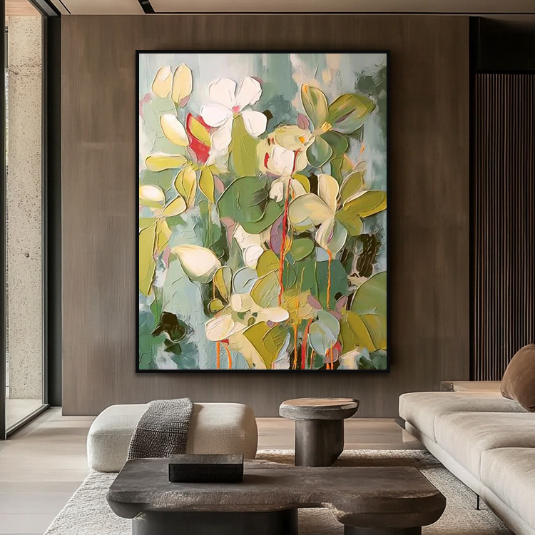 Картина 3D Цветочный сад декор интерьера