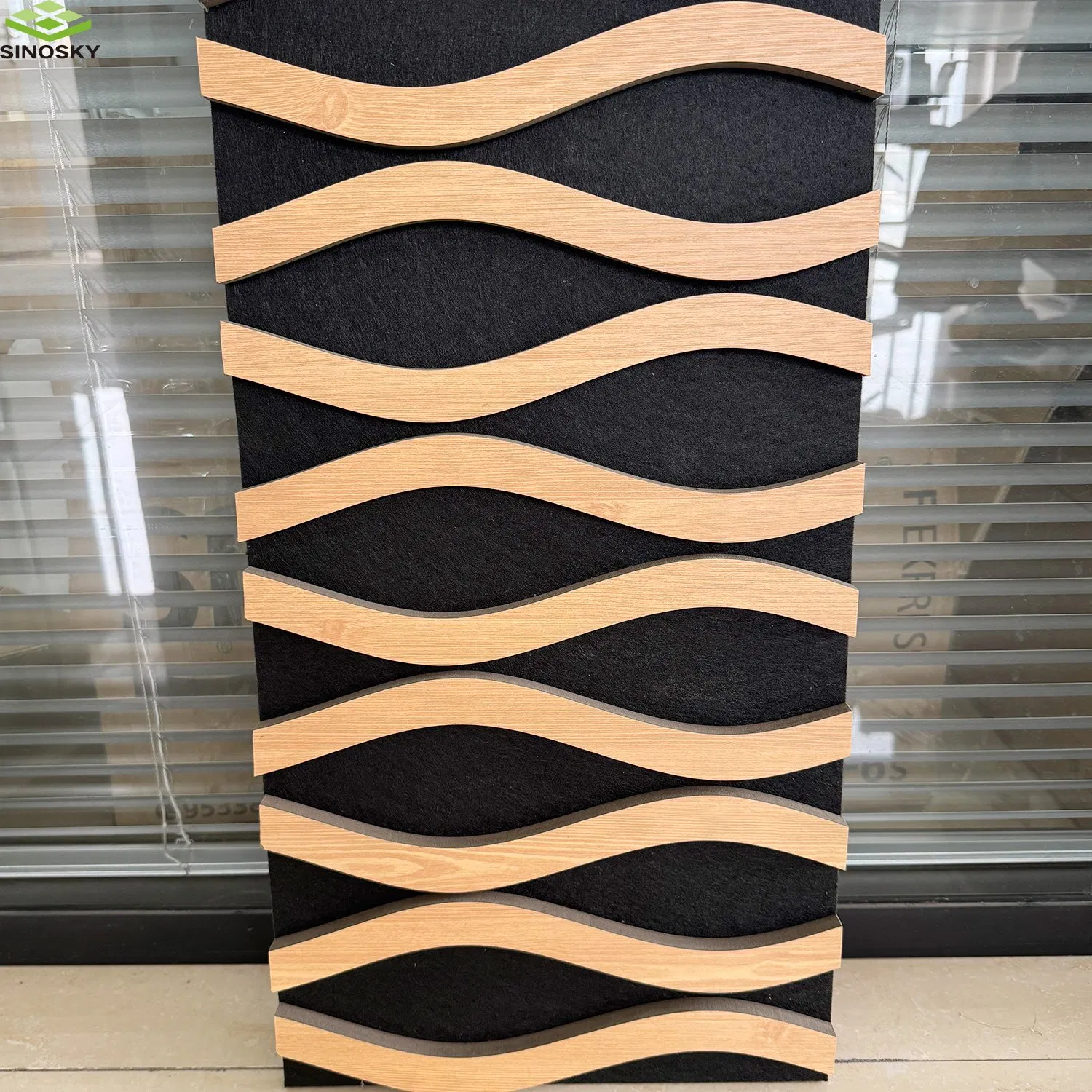 Soundproof Acoustic Pet Felt Building Material Ceiling Panel /Sinosky Wood Acoustic Panels