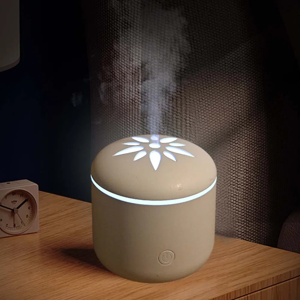 Portable Ultrasonic Air Humidifier USB Aroma Essential Oil Diffuser for Home Car with LED Night Lamp Diffuser