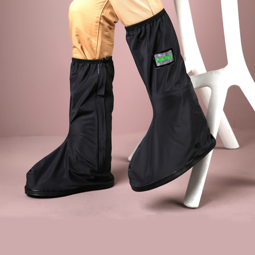 Waterproof Fashion PVC Man High Boot Shoe Cover with 40cm Height