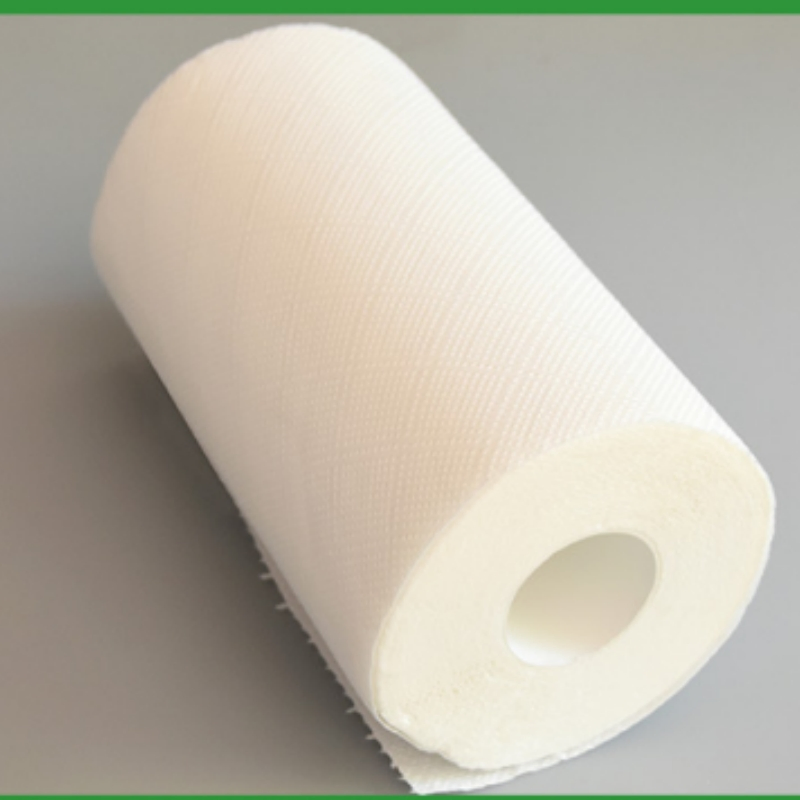 Restaurants Double-Layer Thickened Wood Pulp Oil and Water Absorbing Embossed Biodegradable Kitchen Paper Towel