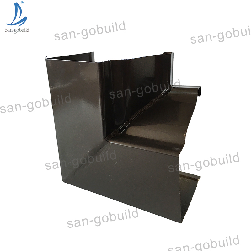 Aluminum Rain Gutter and Fittings Stainless Steel Roof Rainwater Drain System