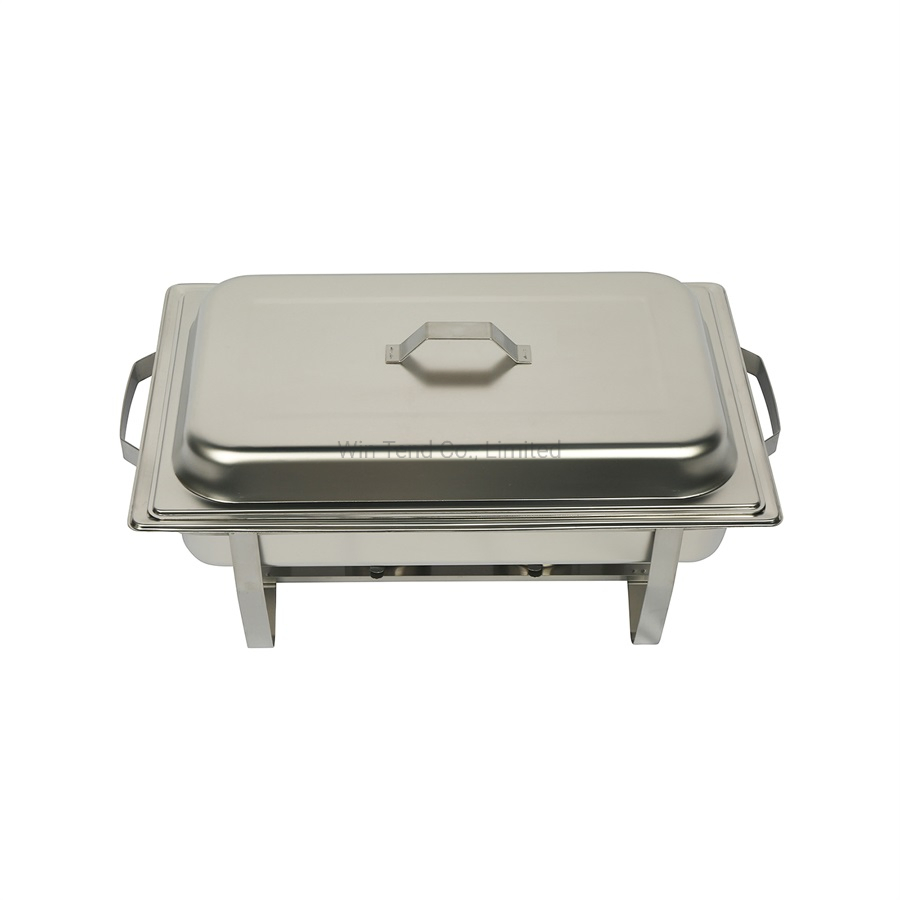 Hot Sale Electrolytic Stainless Steel Economic Buffet 433 Chafing Dish with Fuel Holder