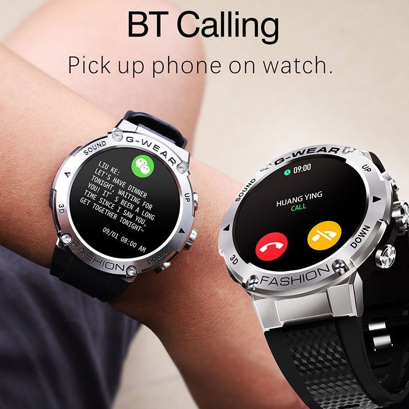 1.32 Inch HD Screen Sport K28h Smart Watch Men Bt Call Smartwatch