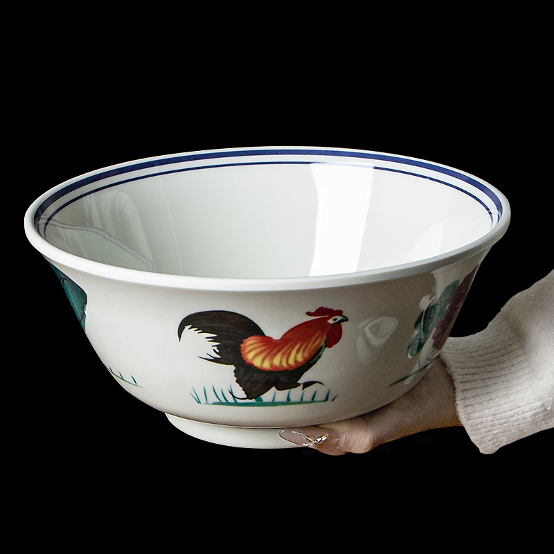 Custom Melamine Soup Rice Bowl Reusable Round Colorful Lamian Noodles Bowl